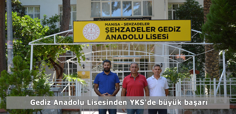 Gediz Anadolu Lisesinden YKS'de byk baar
